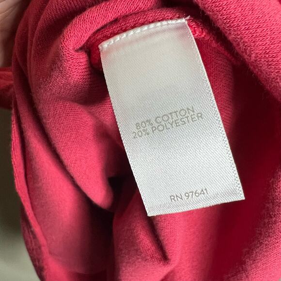 J. Jill Seaside Looped Terry Dre Cape Cod Red Size XS Petite NWT - Picture 6 of 7